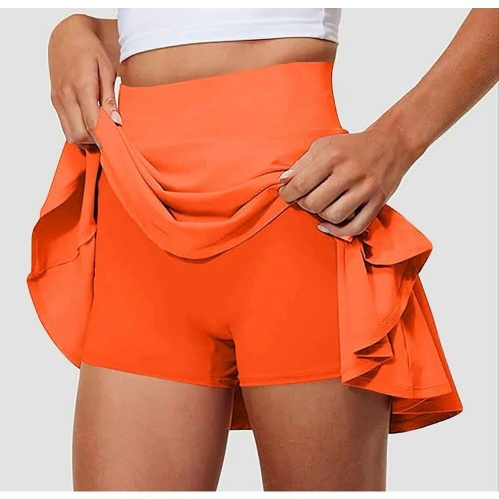 Orange Skort